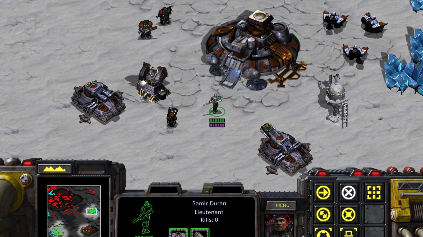 A screenshot of the game StarCraft